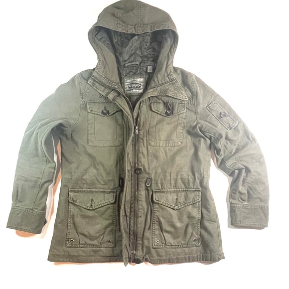 Levis Hooded Midweight Anorak Jacket 